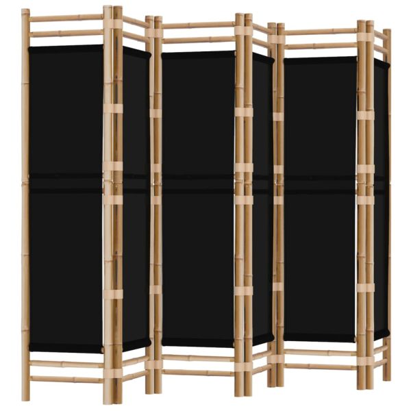 Hush Bamboo Room Divider Black Screen