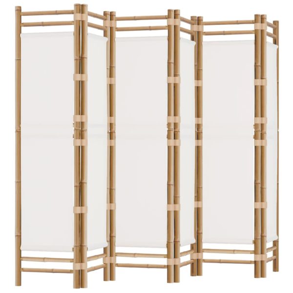 Hush Bamboo Room Divider White Screen